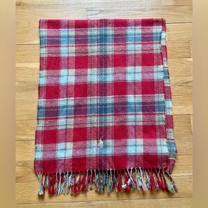 Polo Ralph Lauren Red and Green Plaid Scarf